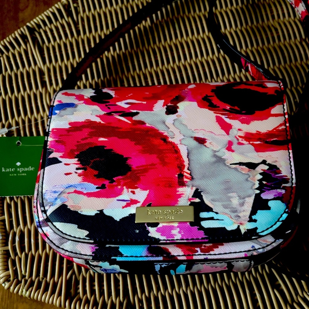 KATE SPADE (NWT) Floral Print Crossbody Bag